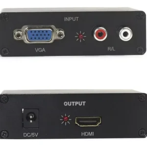 Conversor VGA A HDMI con Audio HD 60HZ Full HD 1080P HGA06