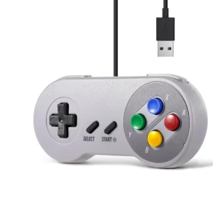 Gamepad USB Retro para Super Nintendo 8 Botones SNES DBC1009
