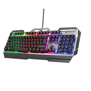 Teclado Gamer Trust Torac Gxt 856 RGB Multiplataformas Anti-Ghosting
